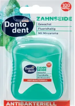 Dontodent antibakteriálna voskovaná zubná niť
