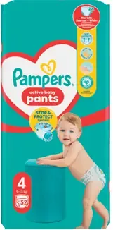 Pampers active baby detské plienkové nohavičky