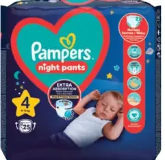 Pampers night detské jednorazové plienkové nohavičky