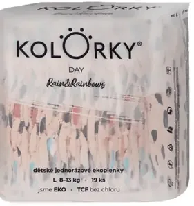 KOLORKY DAY Detské jednorazové ekologické plienky