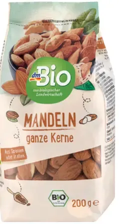 DmBio nelúpané mandle