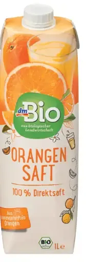 DmBio 100 % pomarančová šťava