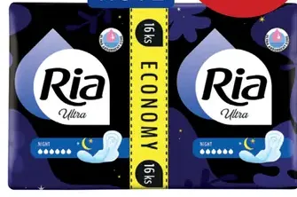 Ria Ultra NIGHT hygienické vložky