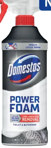 Domestos POWER FOAM čistiaca pena na WC a kúpeľne