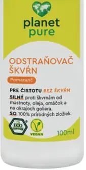 Planet pure Pomaranč odstraňovač škvŕn