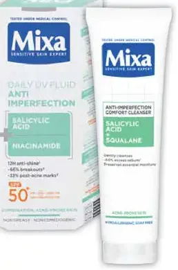 Mixa Anti Imperfection pleťový vyfluid SPF 50