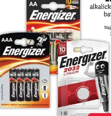 Energizer alkalické tužkové batérie