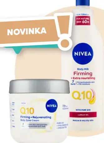 Nivea telové mlieko a krém Q10