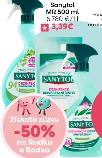 Sanytol MR dezinfekčný prostriedok