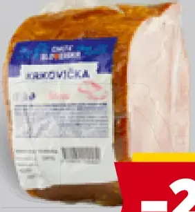 Chute Slovenska údená krkovička