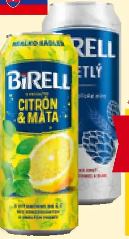 Birell nealkoholický radler citrón & mäta plechovka