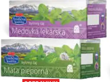 Popradský čierny čaj 2 druhy