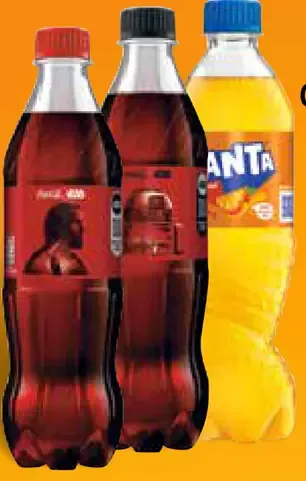 Coca-Cola zero Fanta orange