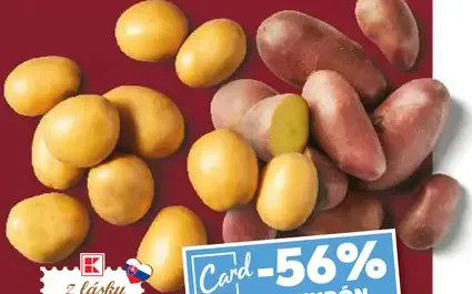Zemiaky neskoré žlté alebo červené varný typ A, B, C alebo varný typ B