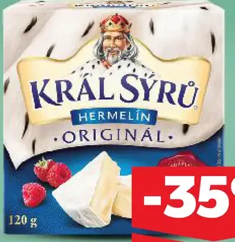 Kráľ Syrov Hermelín 26,4 %