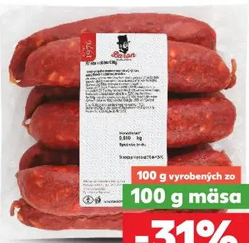 Slovenská mäsovýroba Knieža klobása