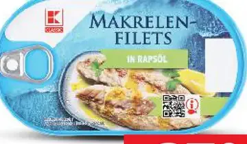 K-Classic Makrela filety v oleji
