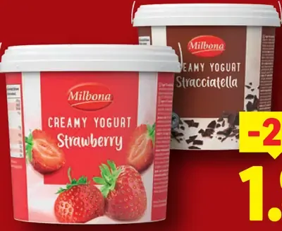 Milbona Jogurt s príchuťou