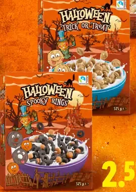 Halloween cereálie