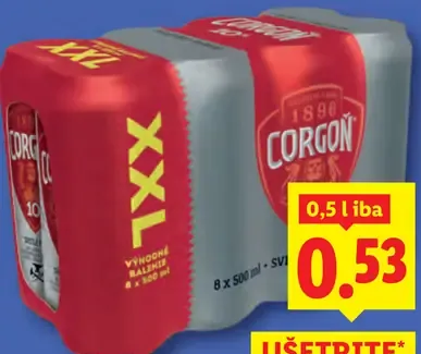 Corgoň 10° plechovka