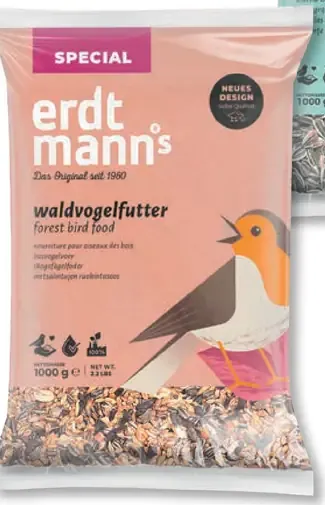 Erdtmann's Krmivo pre lesné vtáky