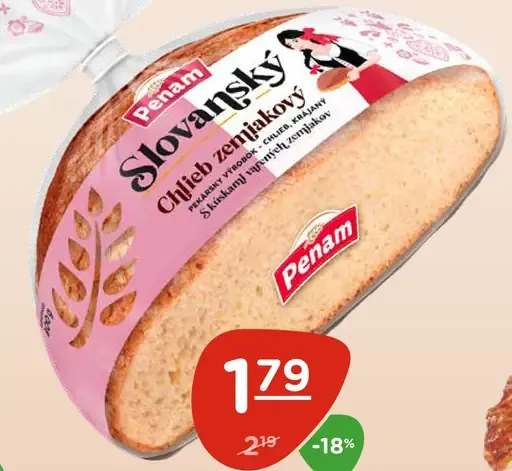 Slovenský zemiakový chlieb