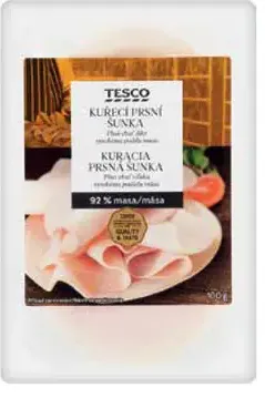 Tesco kuracia šunka balená