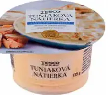 Tesco tuniaková nátierka