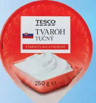 Tesco tvaroh tučný