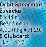 Orbit Spearmint žuvačka