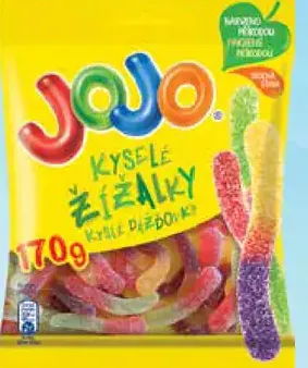Jojo cukríky viac druhov