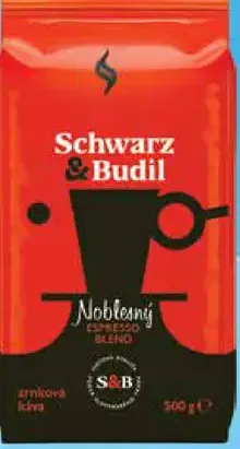 Schwarz & Budil zrnková káva