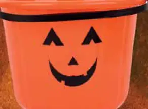 Vedierko na sladkosti Halloween