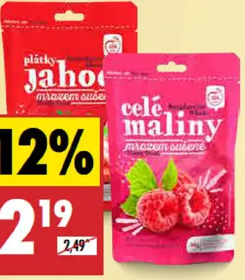 IBK Trade Ovocie sušené mrazom jahody/maliny