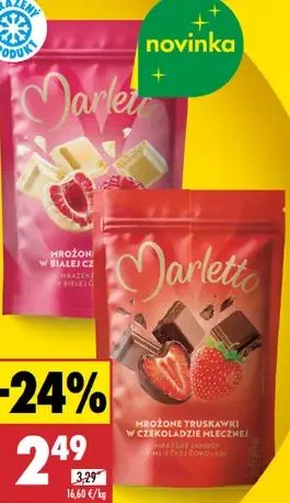 Marletto Mrazené ovocie v čokoláde
