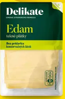 Delikate Gouda tekne plátky