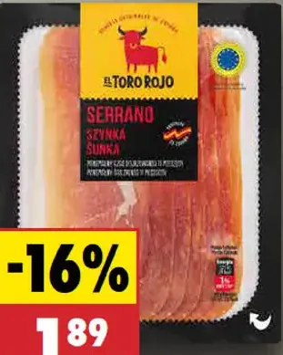 El Toro Rojo Jamón serrano