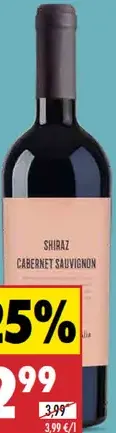 Shiraz Cabernet Sauvignon Austrália
