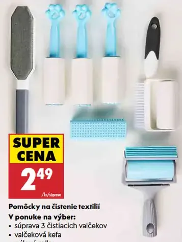 Pomôcky na čistenie textílií