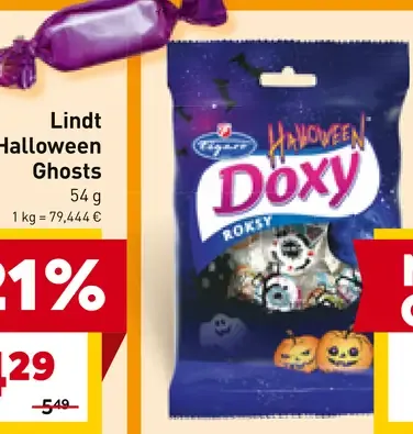 Doxy roksy halloweenske cukríky