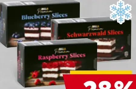 BILLA Premium rezy malínové,ečučoriedkové,schwarzwaldské