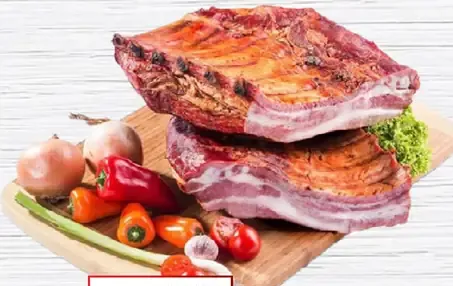 Údené bravčové rebrá extra mäsité