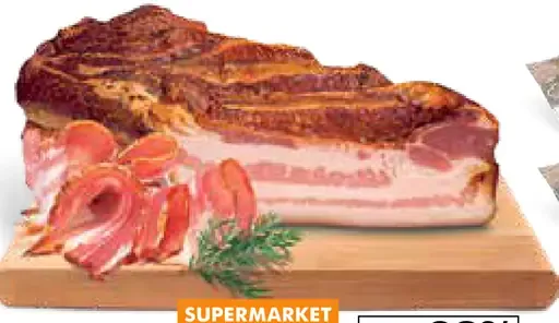 Bačova slanina údená