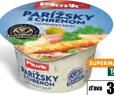 Parížsky šalát s chrenom