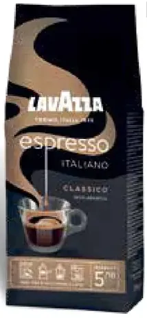 Lavazza caffè espresso classic 100% arabica zrnková káva