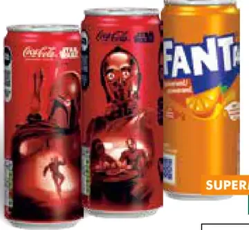 Coca-Cola plechovka - Coca-Cola, Coca-Cola zero, Fanta Orange