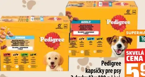 Pedigree kapsičky pre psy