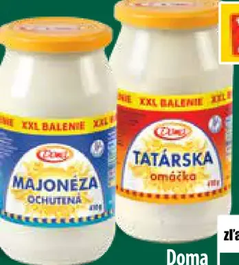 Doma Majonéza ochutená Tatárska omáčka