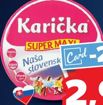 Tavený syr črievko Karička