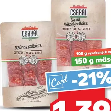 Leicht Surimi Klobása